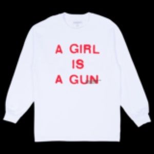 Pleasures a Girl is a Gun long sleeve t shirt